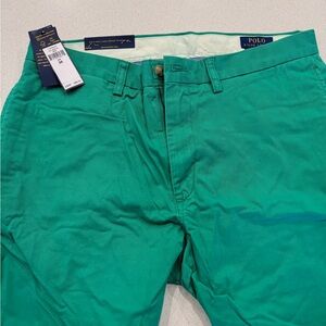 Ralph Lauren Men's Vibrant Green Chinos